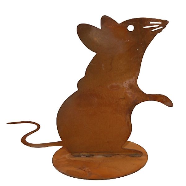 Rostikal Gartenfigur Rost Deko Maus, echter günstig online kaufen