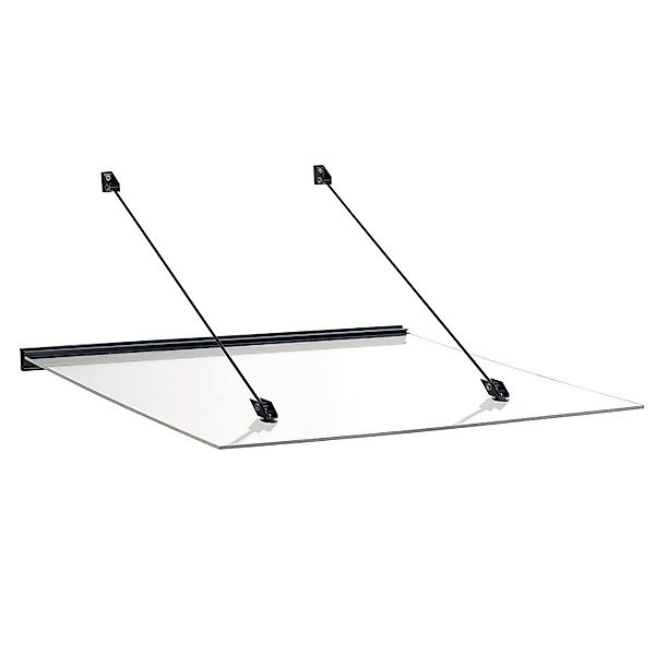 Roro Vordach V157 Anthrazit 150 cm x 101 cm x 74 cm günstig online kaufen