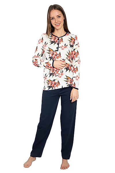 Consult-Tex Pyjama Damen Pyjama Schlafanzug Langarm günstig online kaufen