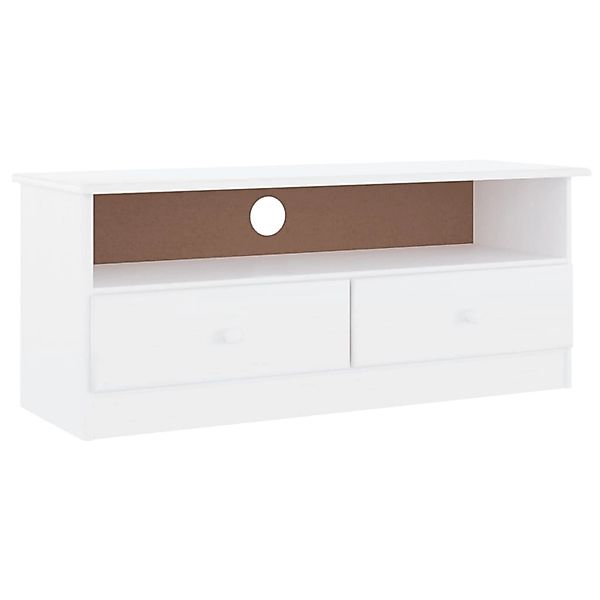 vidaXL TV-Schrank mit Schubladen ALTA Weiß 100x35x41 cm Kiefernholz 353934 günstig online kaufen