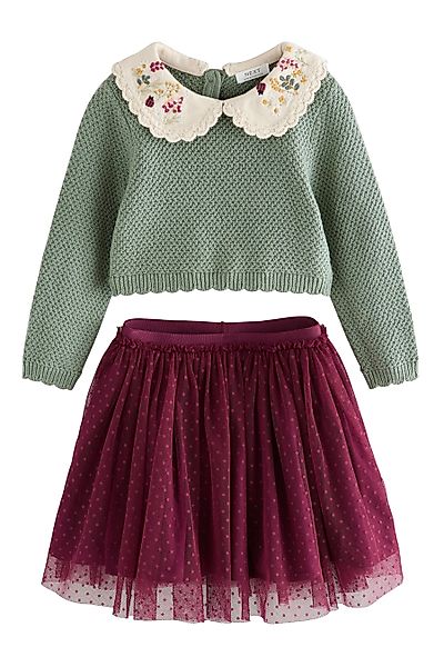 Next Strickpullover Pullover mit verziertem Kragen günstig online kaufen