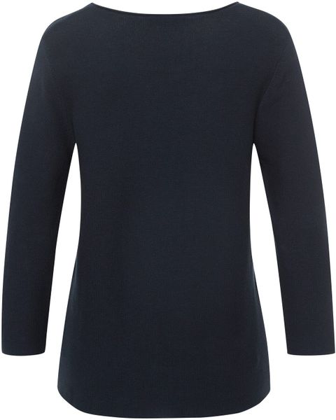 IN LINEA Strickpullover Rundhals-Pullover mit 3/4-Arm günstig online kaufen