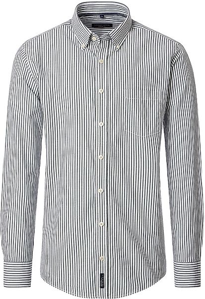 Casa Moda Freizeithemd Streifen Grün - Größe 4XL günstig online kaufen