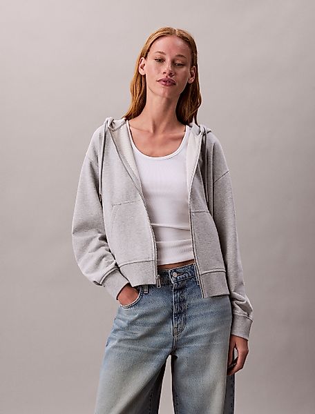 Calvin Klein Jeans Kapuzensweatshirt Mit Rundhalsausschnitt, günstig online kaufen