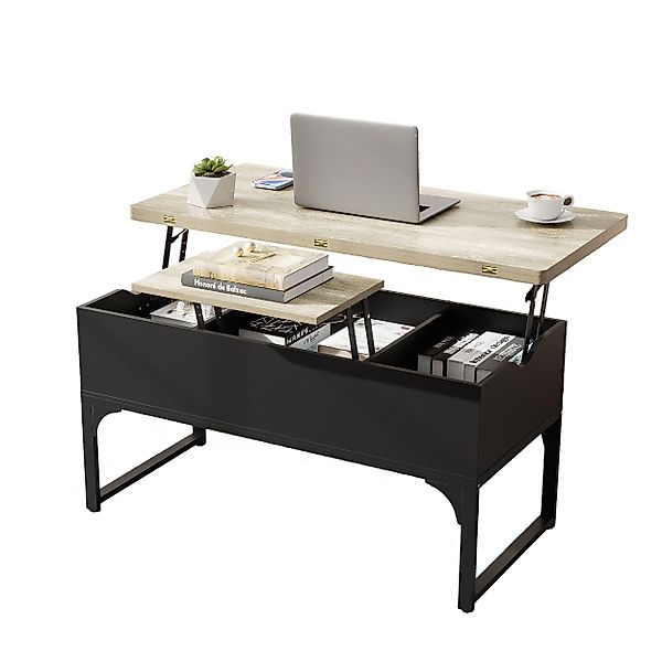 TWSOUL Couchtisch Couchtisch, höhenverstellbar, Mit Stauraum, günstig online kaufen