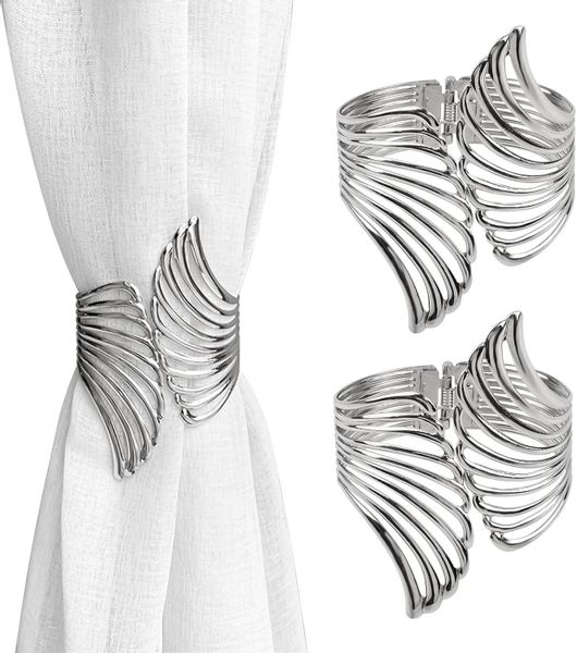 BYSURE Raffhalter, (2-tlg), Vorhang-Raffhalter, Metall, Vorhangschnallen, günstig online kaufen