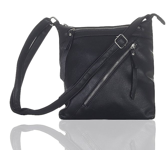 CLEO STYLE Umhängetasche Damen Tasche 20205 Schwarz günstig online kaufen