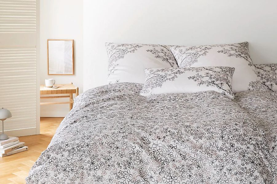 Elegante Bettwäsche "Belle" 2 Stk. tlg. angenehmes Hautgefühl günstig online kaufen