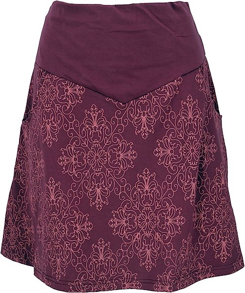 Guru-Shop Minirock Minirock aus Bio-Baumwolle, Boho günstig online kaufen