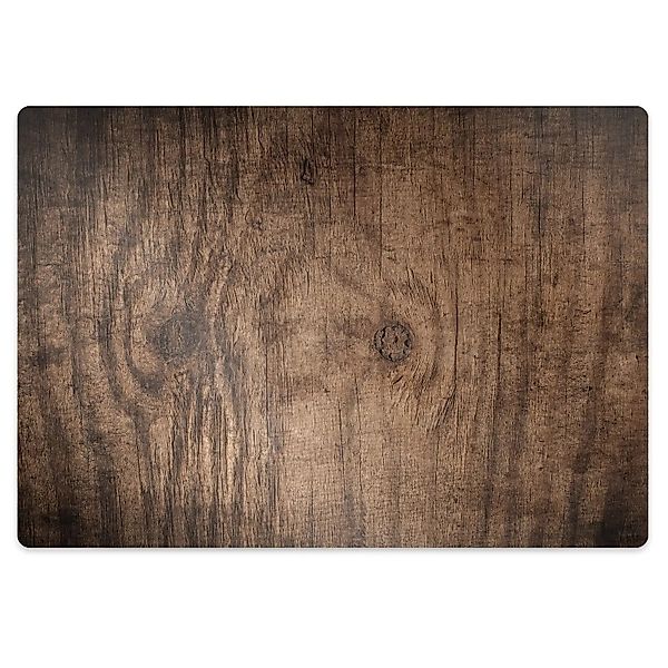 Tulup Bodenschutzmatte Holz Stuhlmatte für Hartböden 120x90 cm Braun Bürost günstig online kaufen