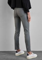 STREET ONE Lederimitathose Middle Waist günstig online kaufen