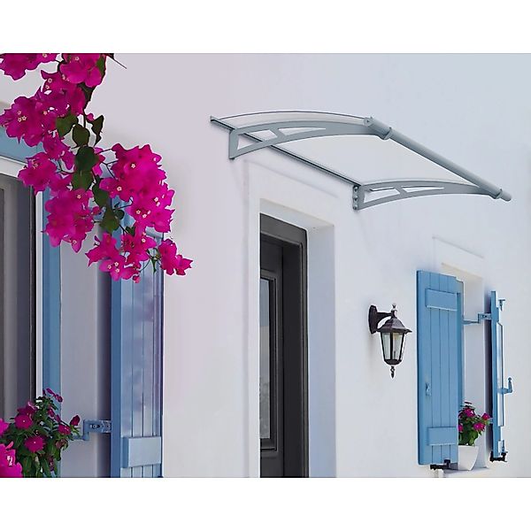 Canopia Vordach Aquila 92 cm x 151 cm Hellgrau günstig online kaufen