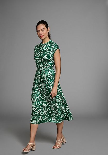 HECHTER PARIS Midikleid mit Knopfleiste und Bindetaille günstig online kaufen