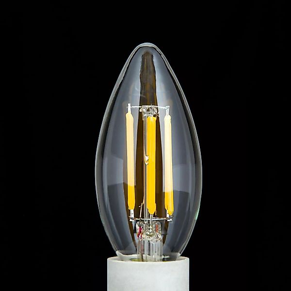 LED-Kerzenlampe E14 5W Filament klar 827 dimmbar günstig online kaufen