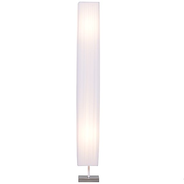 HOMCOM Stehleuchte Moderne Stehlampe E27 aus Edelstahl & Polyester, Weiß 14 günstig online kaufen