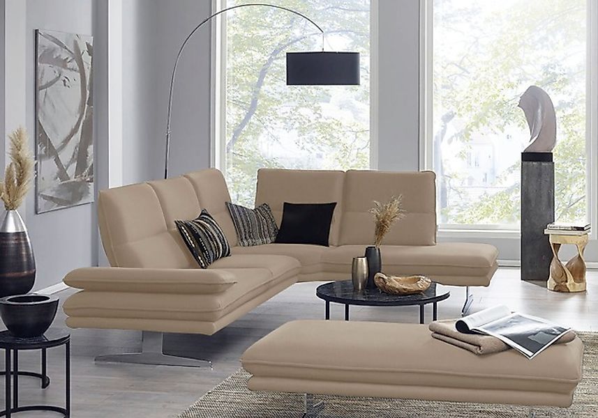 W.SCHILLIG Ecksofa »broadway, Designsofa, mit tollem Sitzkomfort, L-Form«, günstig online kaufen
