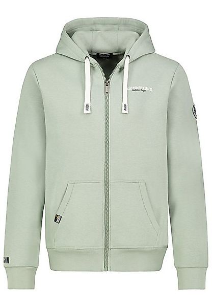 Eight2Nine Sweatjacke Herren Zipperjacke mit maritimen Küstenprint, bequ Sw günstig online kaufen