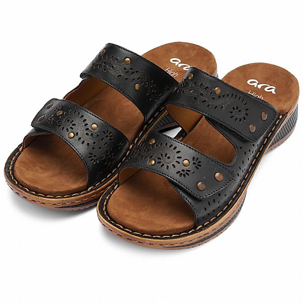 Ara Pantolette "HAWAII" Keilabsatz, Schlupfschuh, Sommerschuh, in G-Weite ( günstig online kaufen