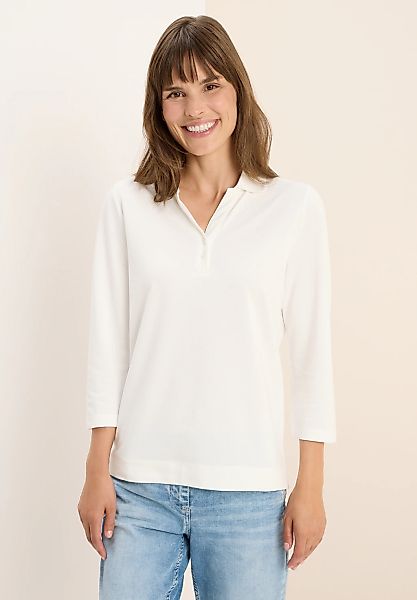 Cecil Poloshirt in Unifarbe günstig online kaufen