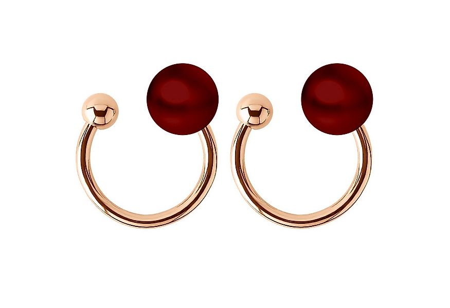 LÖB Ohrklemme 750 Roségold 18 Karat vergoldet Ear Cuff Ohrringe Ohrklemme P günstig online kaufen