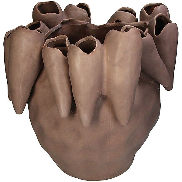 Vase Stoneware Mauve 33x30,5x32,5cm günstig online kaufen