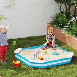 AIYAPLAY Sandkasten Sandbox aus Holz für günstig online kaufen