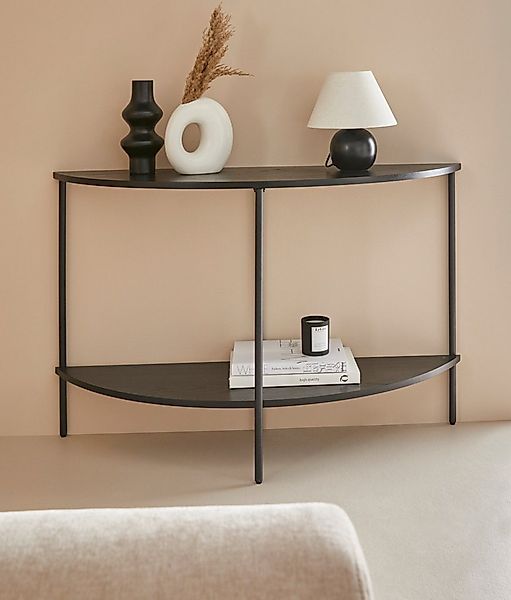 OTTO home Couchtisch Fleuriss, aus massivem Eschenholzfurnier, pulverbeschi günstig online kaufen