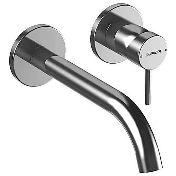 Hansa Waschtisch-Einhand-Wandbatterie 22,5 cm HANSAPUBLIC in Chrom günstig online kaufen