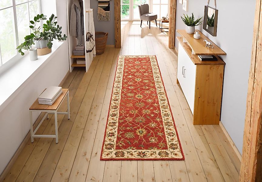 my home Wollteppich "Sahil" rechteckig 14 mm Höhe reine Wolle, Orient-Optik günstig online kaufen