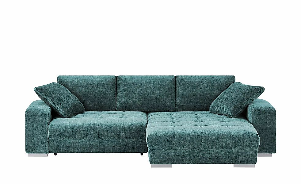 bobb Ecksofa mit Schlaffunktion  Caro ¦ türkis/petrol ¦ Maße (cm): B: 305 H günstig online kaufen