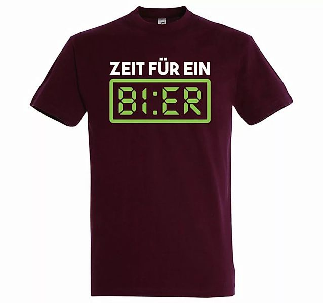 Youth Designz T-Shirt Zeit Für Ein Bier Herren Shirt mit trendigem Frontpri günstig online kaufen