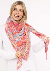 Zwillingsherz Dreieckstuch "Maralda", Feinstrick, Mustermix, umsäumte günstig online kaufen