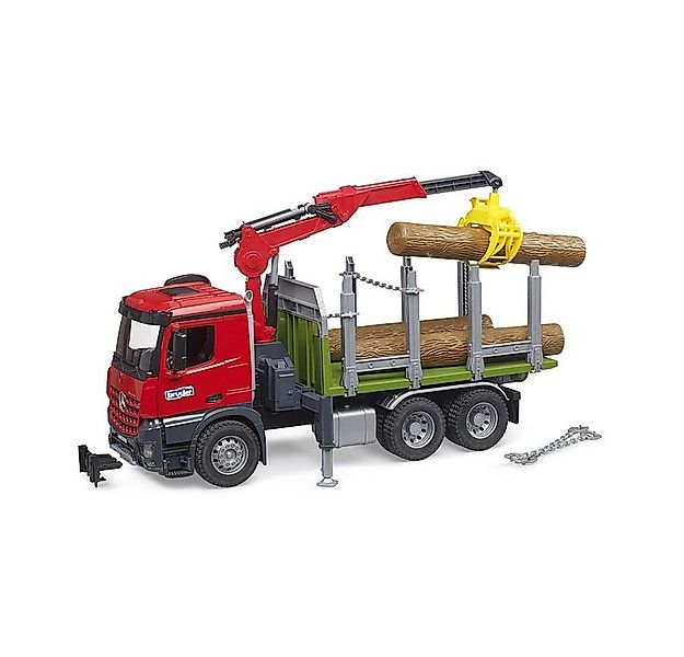 Bruder® Spielzeug-LKW 03669 MB Arocs, (Set, 6-tlg), Holztransport mit Ladek günstig online kaufen