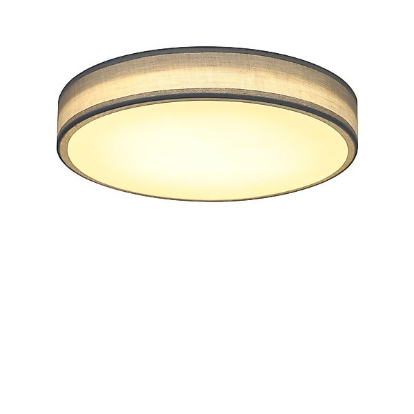 ZMH LED Deckenleuchte 12W 3000K Stoffschirm günstig online kaufen