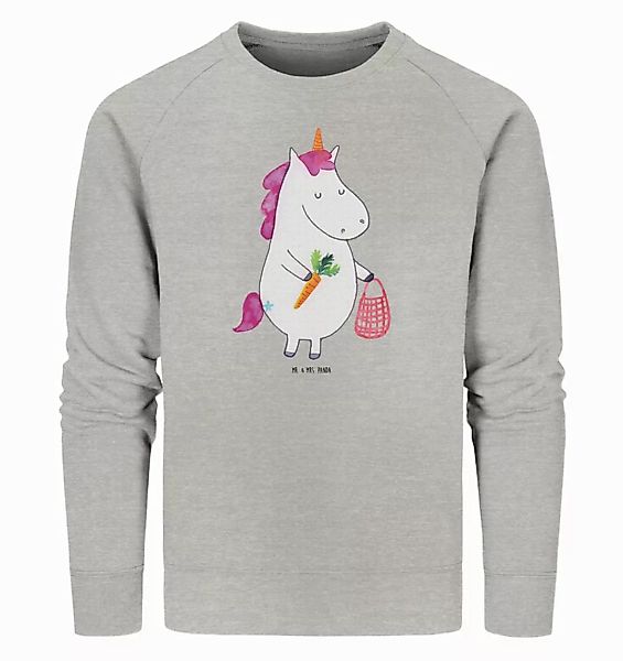 Mr. & Mrs. Panda Longpullover Größe S Einhorn Gemüse - Heather Grey - Gesch günstig online kaufen