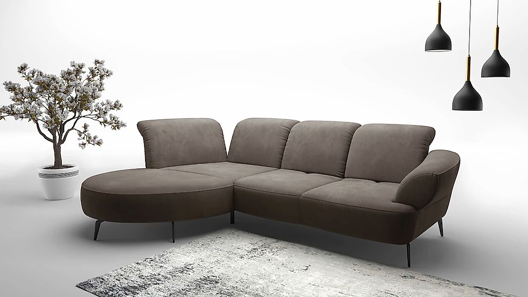 sit&more Ecksofa "Dance", inkl.System Click&Seat und Sitztiefenverstellung günstig online kaufen
