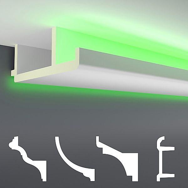 Hexim Eckprofil LED-16 (LED Stuckleisten - günstig online kaufen
