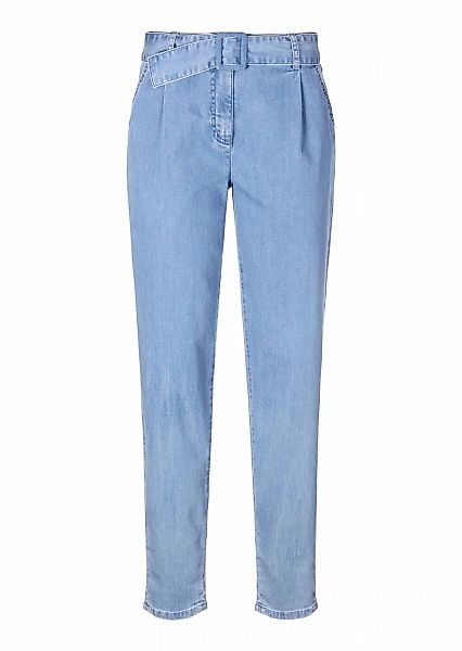 MADELEINE Regular-fit-Jeans "Hose Karotten-Jeans mit Bundfalten" günstig online kaufen