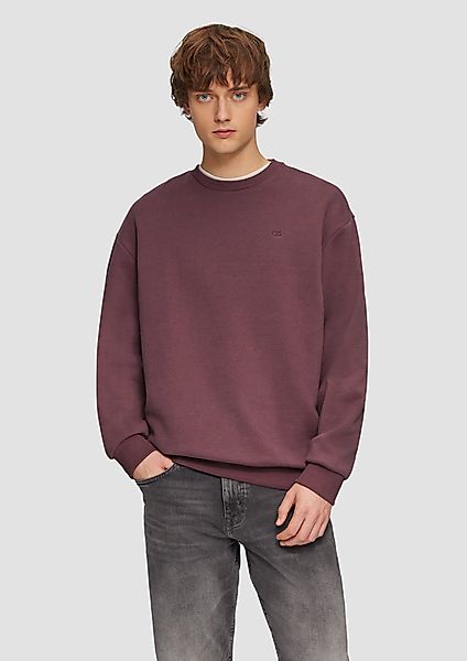 QS Sweatshirt Sweatshirt mit Logostickerei Stickerei günstig online kaufen