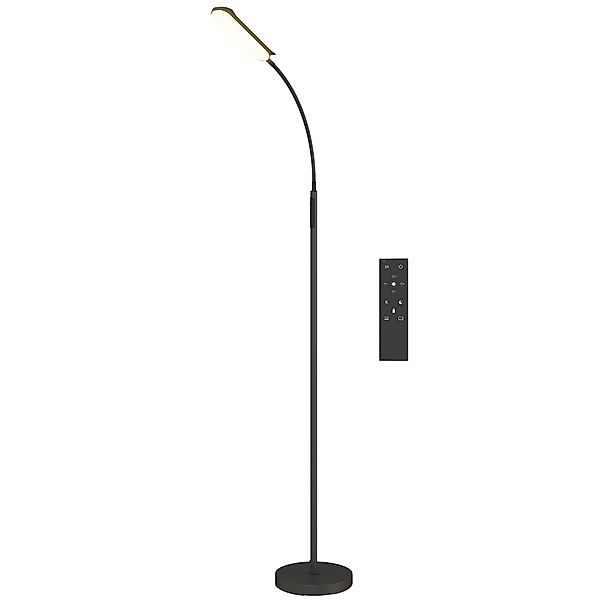 HOMCOM LED Stehlampe Dimmbar Stehleuchte mit Fernbedienung & Touch-Steuerun günstig online kaufen