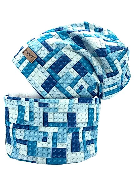 nadycat Beanie BAUSTEINE blau (2-St., Beanie günstig online kaufen