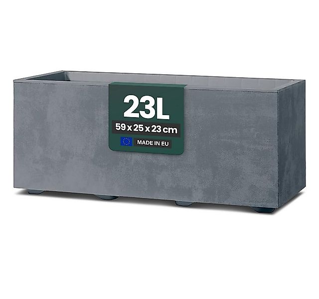 Kreher Blumenkasten Millennium in Naturstein Optik verschiedenen Ausführung günstig online kaufen