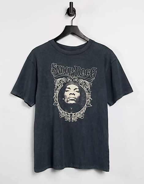 Topshop – Snoop Dogg – T-Shirt in Schwarz günstig online kaufen