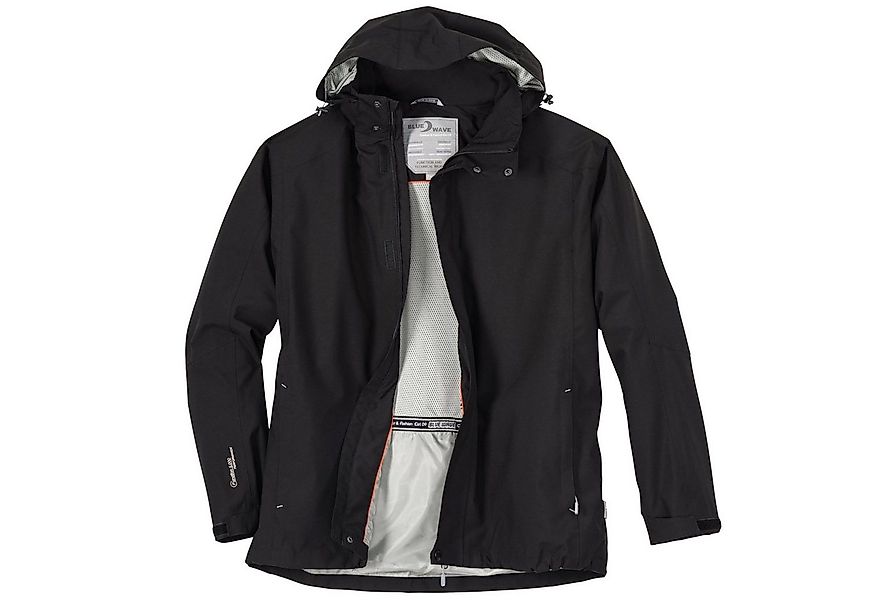 Blue Wave Funktionsjacke Blue Wave Funktionsjacke Ben Übergröße schwarz günstig online kaufen