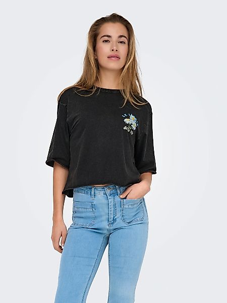 ONLY Kurzarmshirt "ONLLUCY LIFE S/S FLOWERS TOP BOX JRS" günstig online kaufen
