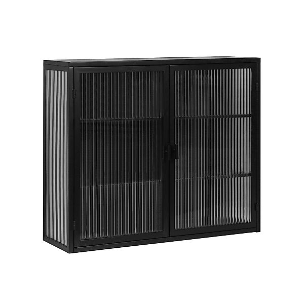 Badezimmerschrank hängend, Wandschrank 70x23x60 cm, Glasfront Regal für Flu günstig online kaufen