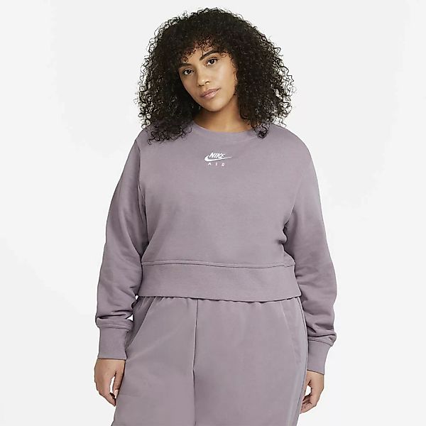 Nike Sportswear Air Crew Sweatshirt M Purple Smoke / White günstig online kaufen