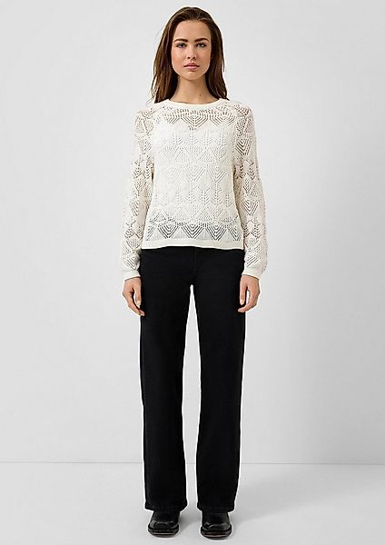 QS Weite Jeans Jeans-Hose CATIE Jeans Catie / Slim Fit / Mid Rise / Wide Le günstig online kaufen