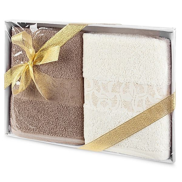 Eurofirany Handtuch Set Eleganter 2er Set günstig online kaufen