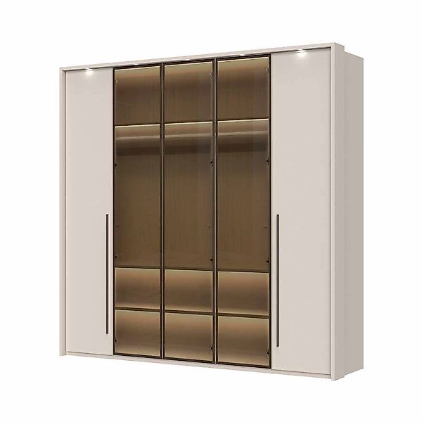 Places of Style Drehtürenschrank "Opera Parsol-Glastüren, LED-Innenbeleucht günstig online kaufen